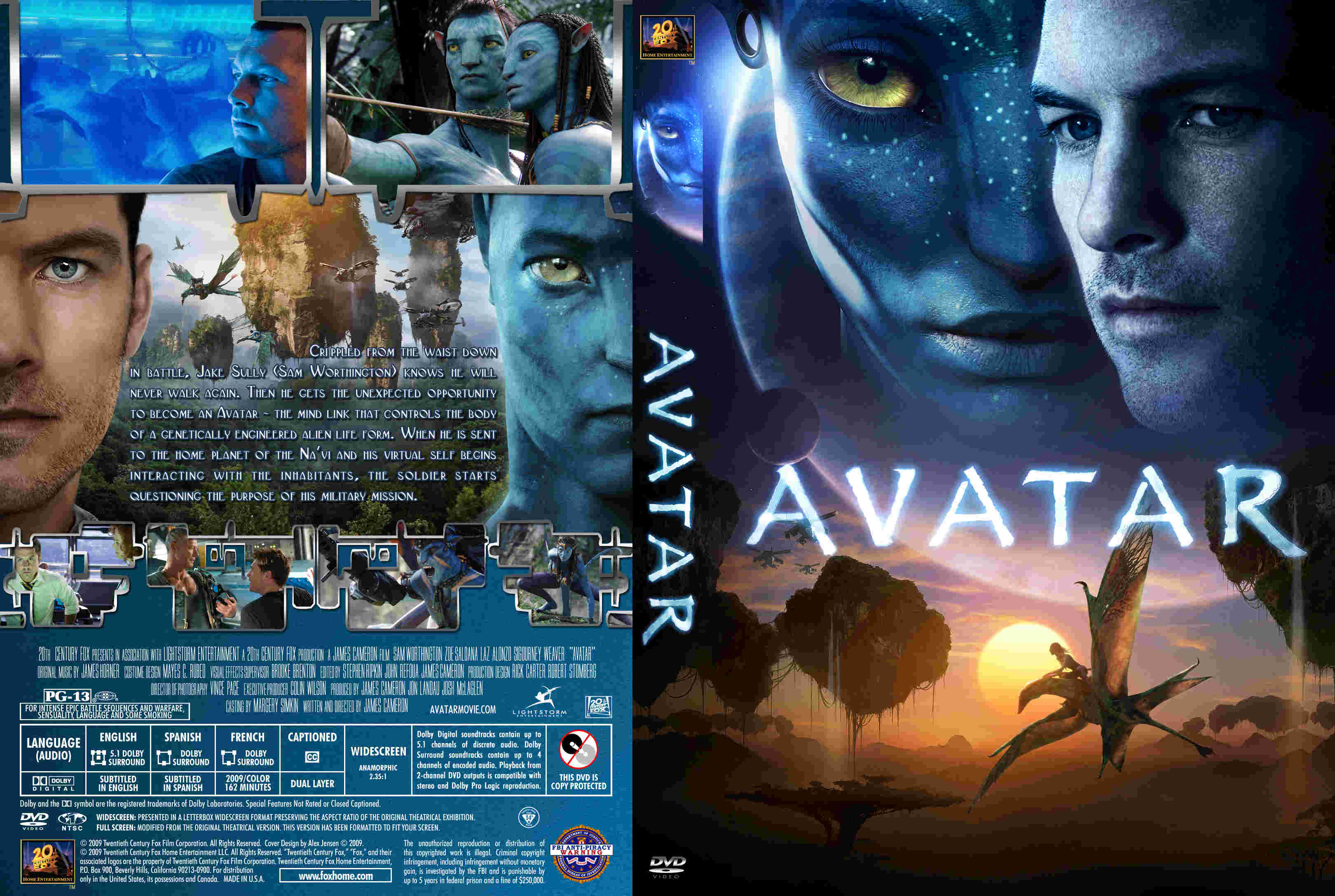 Radar Vendas Capas DVD e BluRay Avatar
